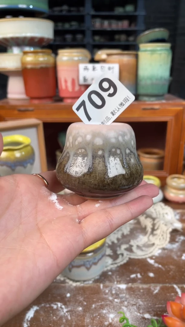 瓷片709知木小芳花盆编号