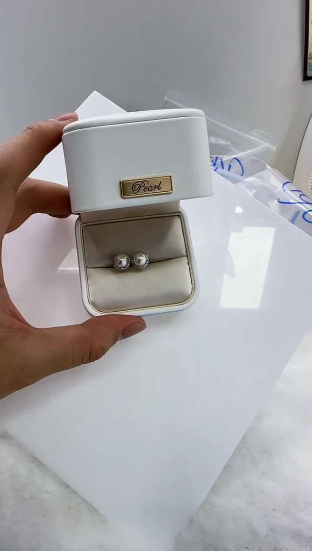 【闪购商品】海水珍珠DA银S925镶嵌a577 ak耳钉7