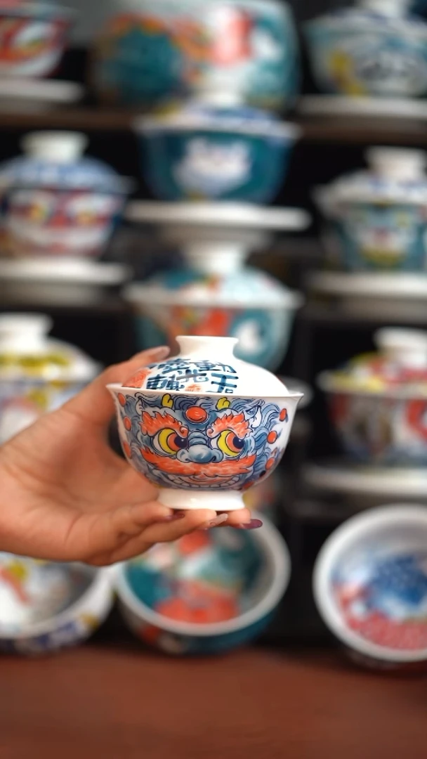 瓷片昨明盖碗（福利价格）