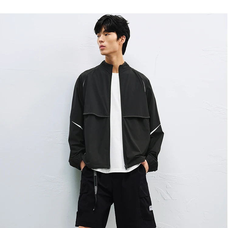 【商场同款】太平鸟自在轻锋衣 凉感防晒休闲夹克外套B2BCF2485