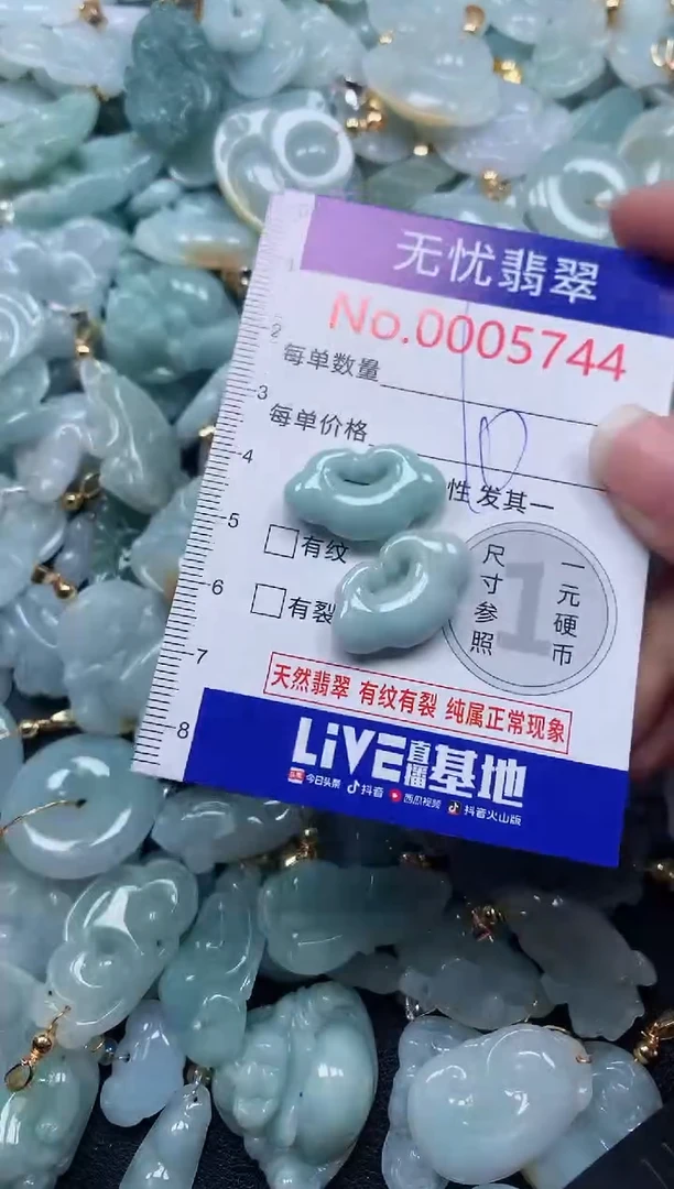 颈饰未镶嵌翡翠5744