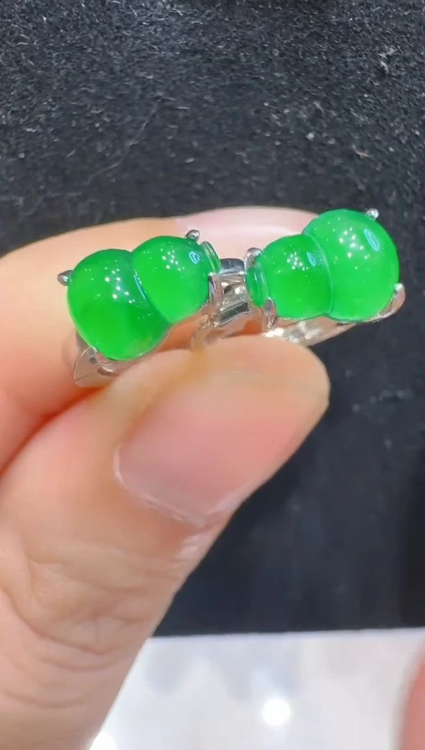 银S925镶嵌翡翠耳饰多样性团购发一件