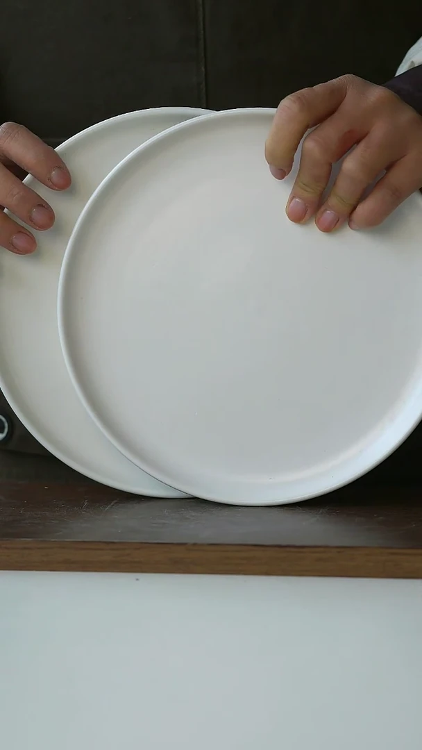 【闪购商品】陶瓷福利早餐盘2只装微瑕@4-2@