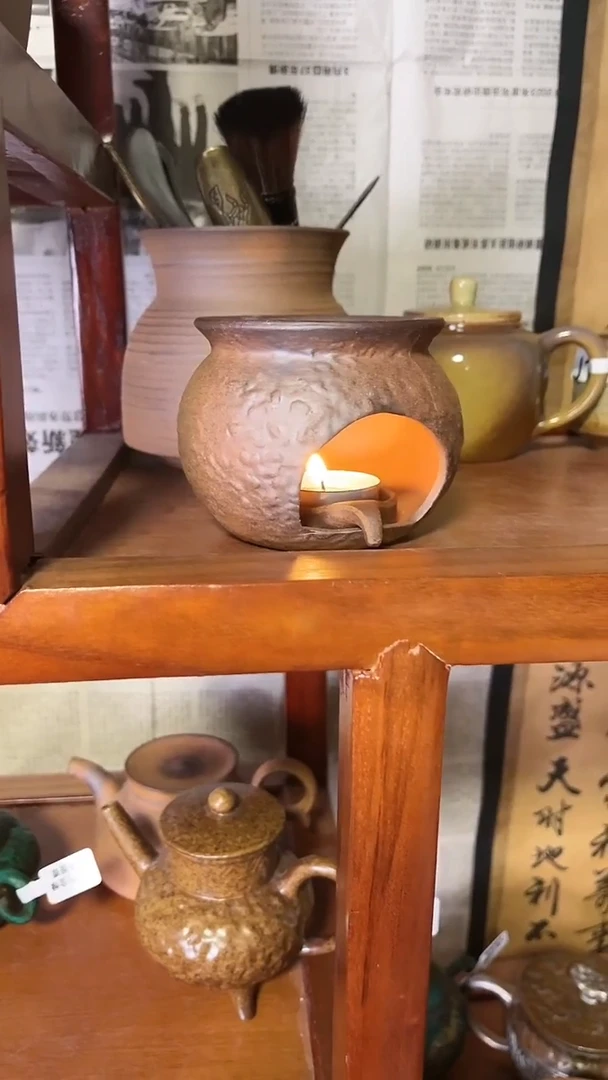 【闪购商品】B18温茶炉老岩泥茶壶清货专场