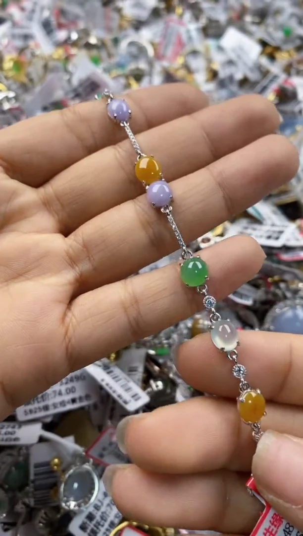 银S925镶嵌戒指翡翠2222-----4