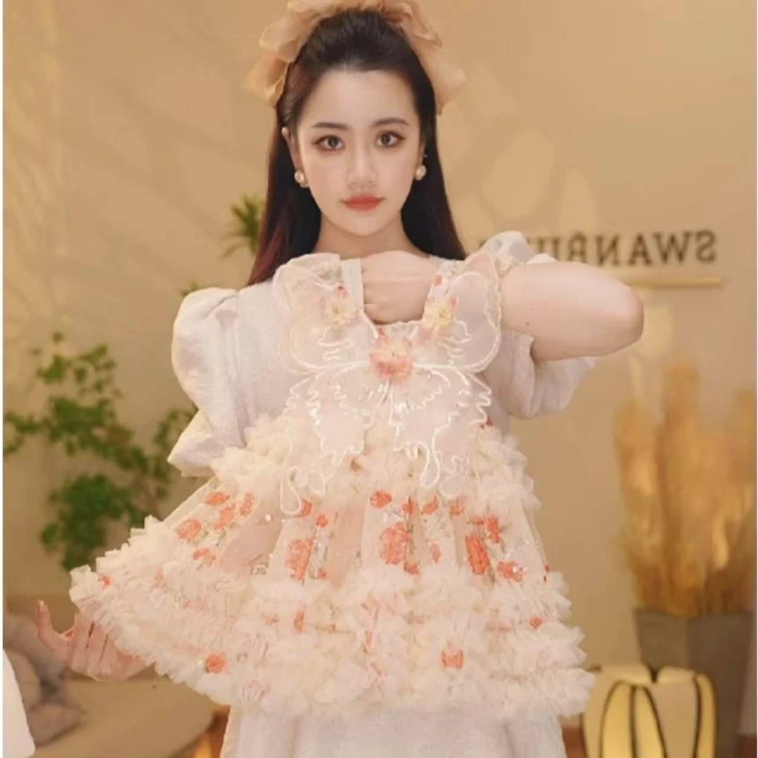 女童连衣裙2025夏季新款儿童洋气公主裙宝宝时髦仙女裙翅膀沙滩裙