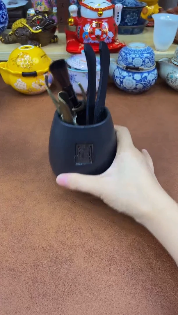 陶瓷茶具摆件旅行套组