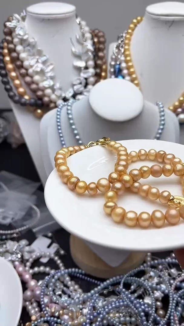 淡水珍珠未镶嵌颈饰1