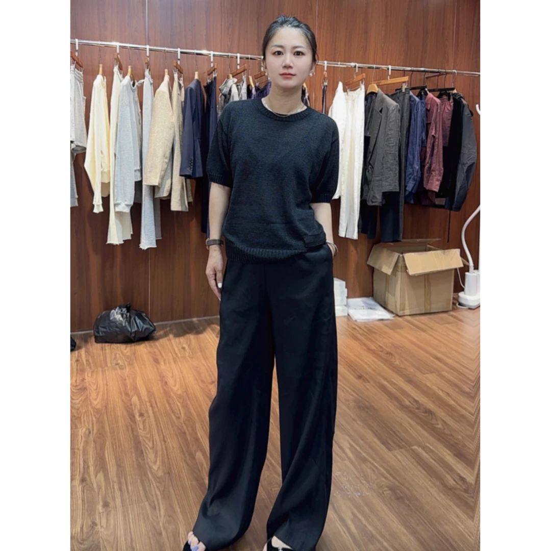 【GELINA】2025春夏新款气质显瘦百搭上衣w593