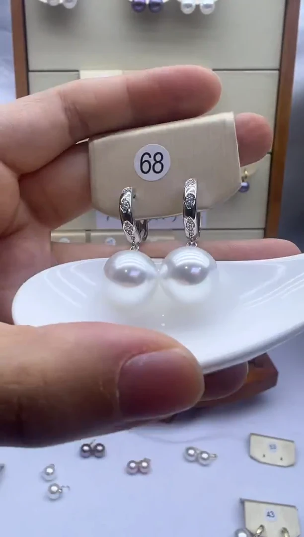 未镶嵌耳饰淡水珍珠68