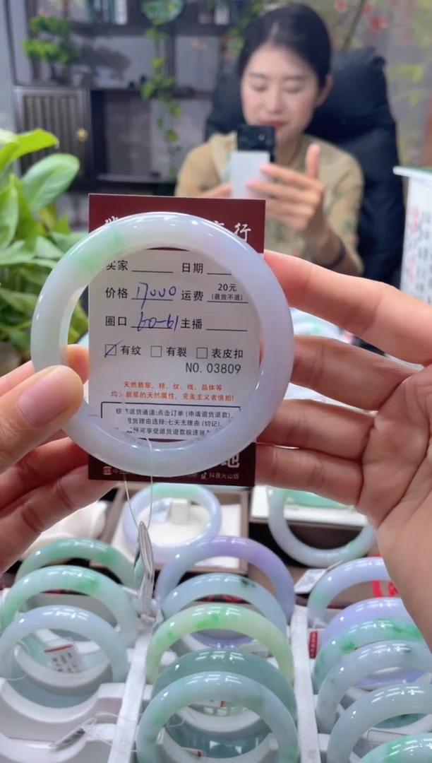 未镶嵌手镯翡翠3809****