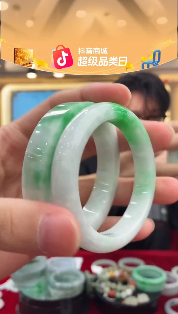 未镶嵌手镯定制翡翠天然缅甸翡翠手镯-多样性发一圈口54-60