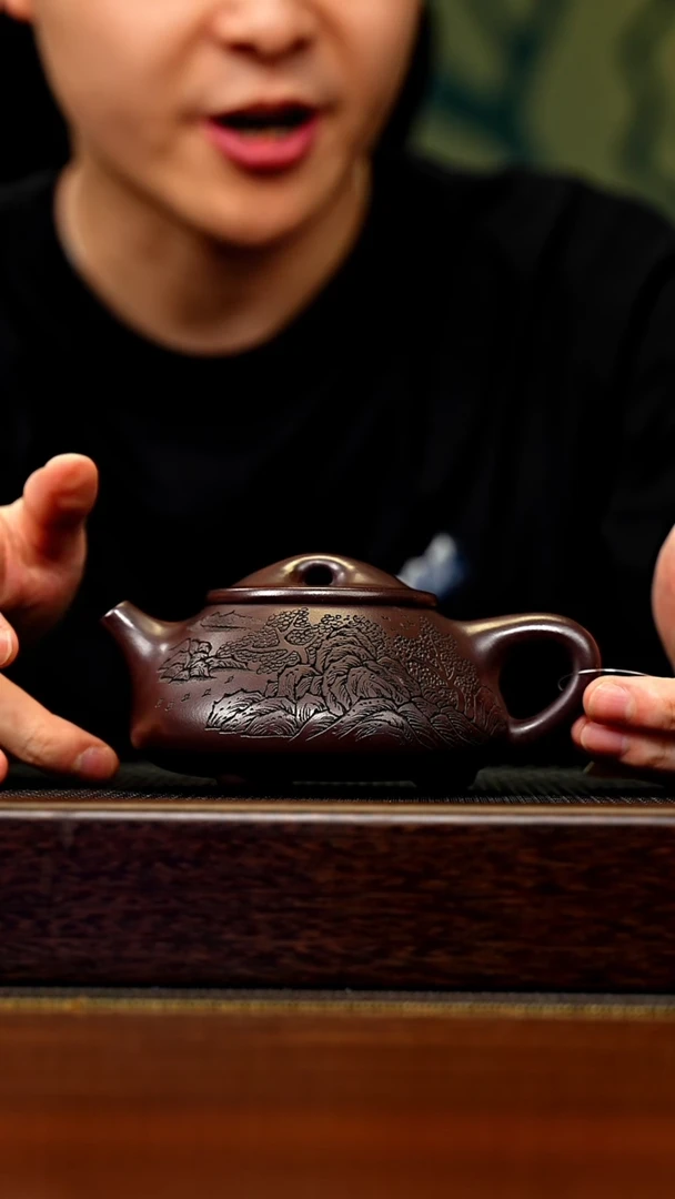 茶壶紫砂宜兴原矿 手工 紫砂壶容量280CC