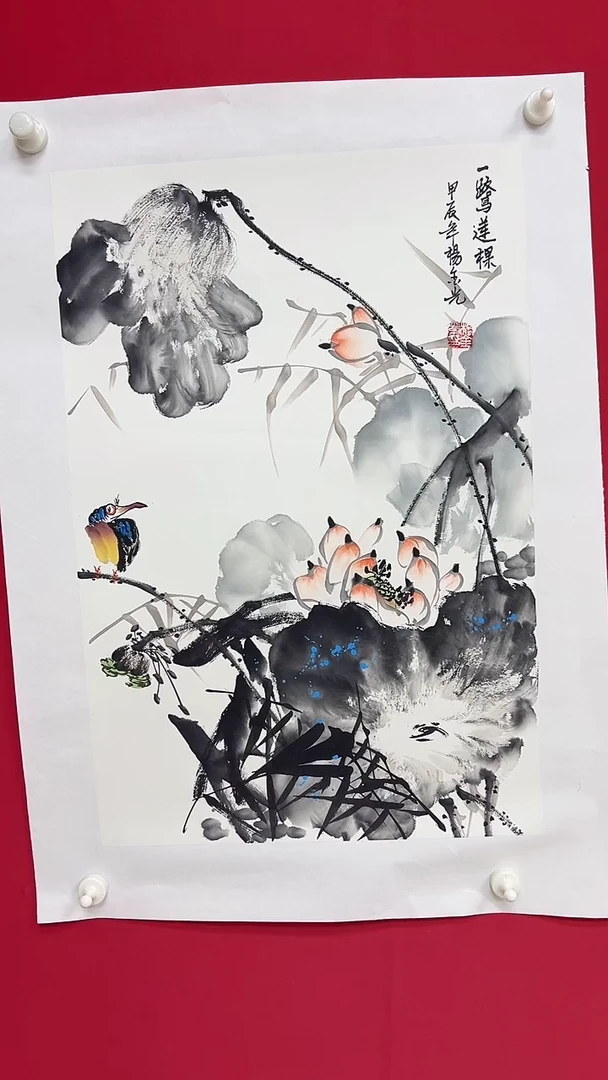 国画杨金光/花鸟/宣纸/国画
