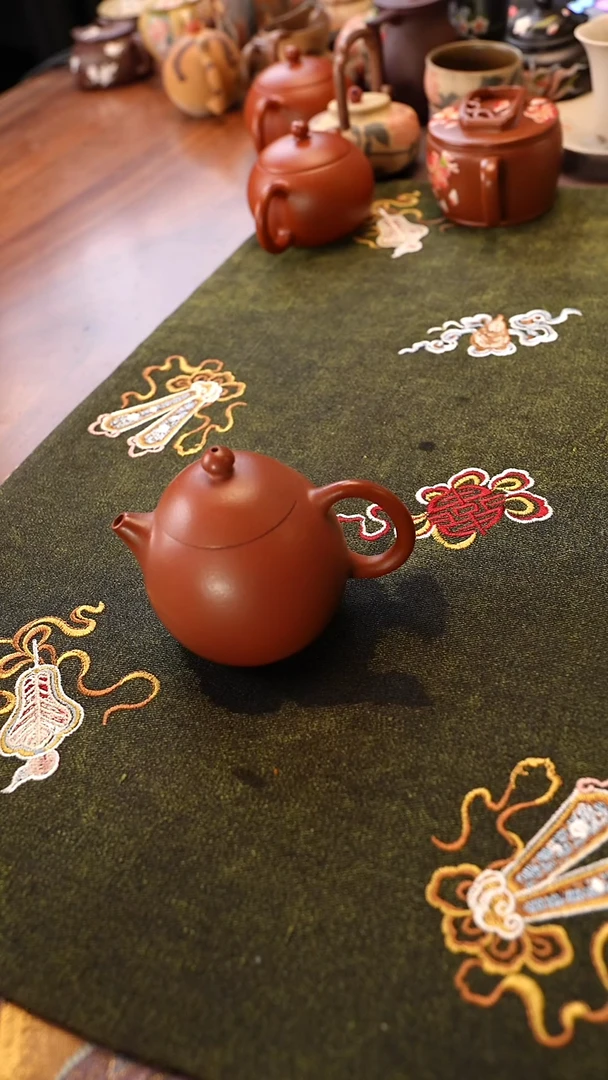 茶壶紫砂朱泥光速龙蛋