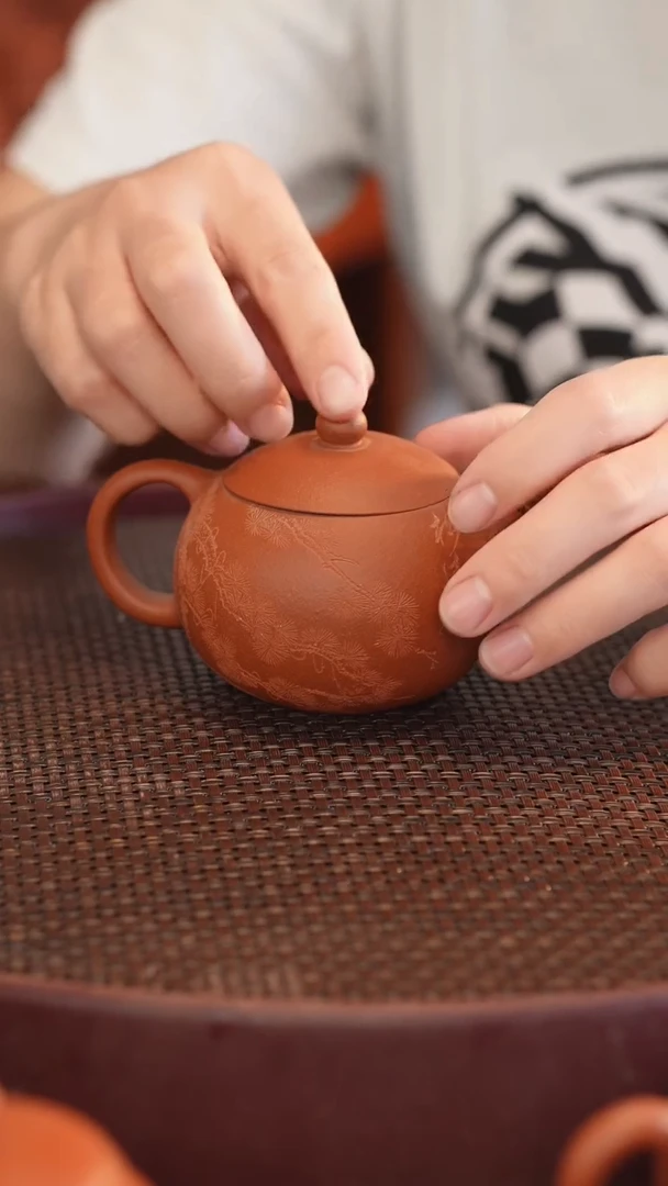 茶壶紫砂原矿手工制作微瑕