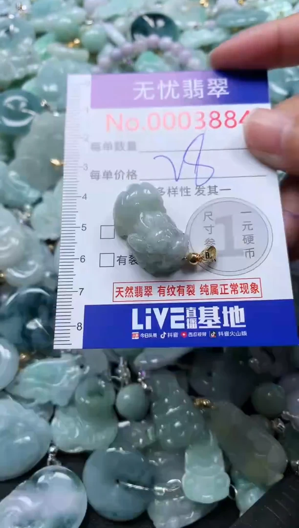 颈饰未镶嵌翡翠3884