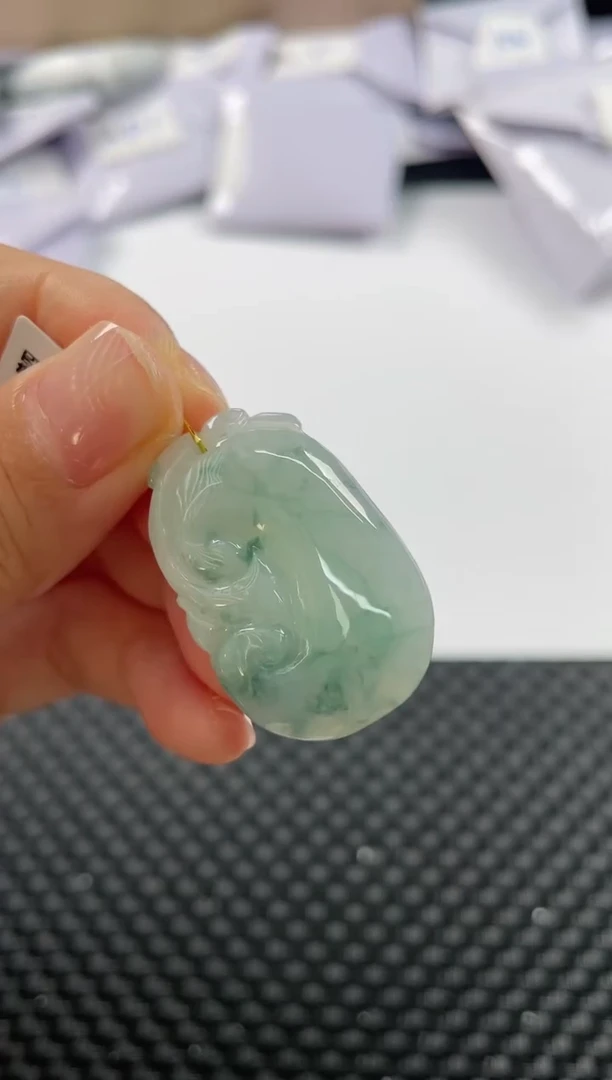颈饰未镶嵌翡翠9676 如意