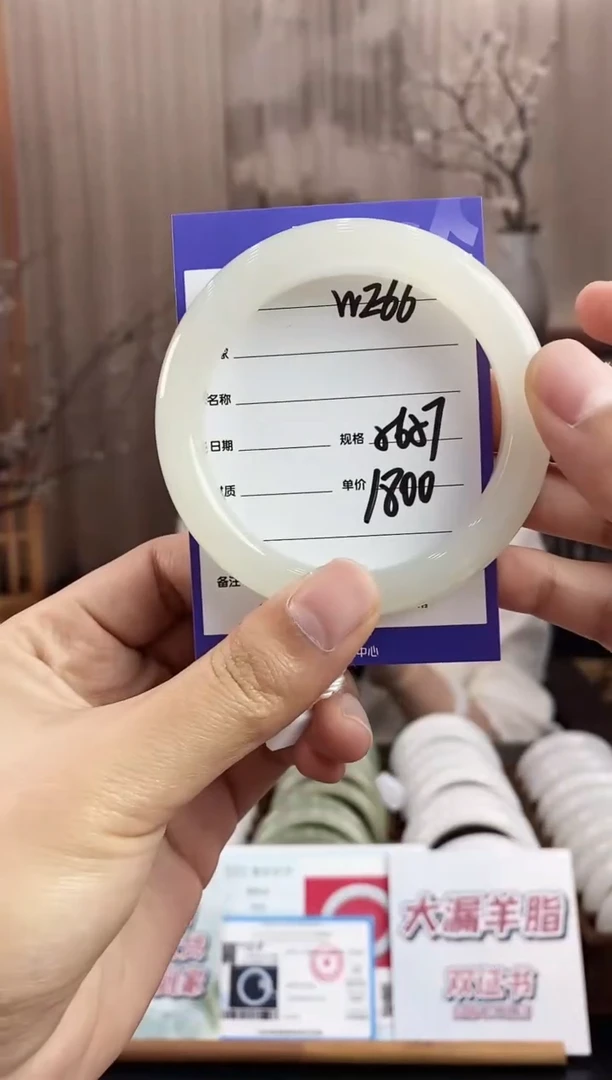 未镶嵌手镯和田玉WE66微色差