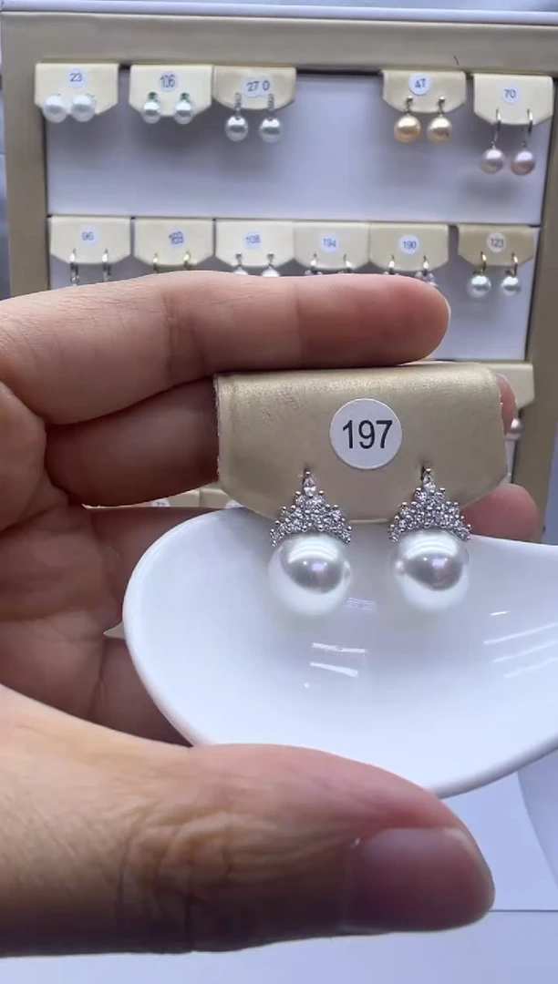 未镶嵌耳饰淡水珍珠197