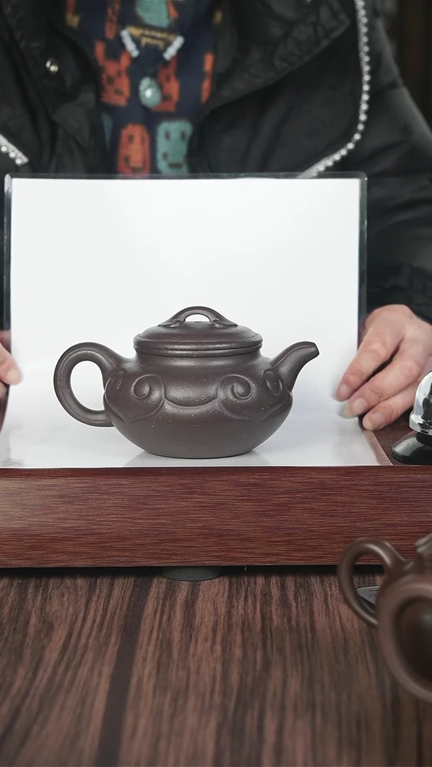 【闪购商品】紫砂茶壶xll  天青  如意仿古