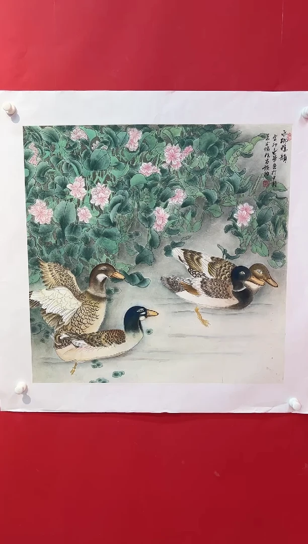 国画画家陆远华纯手绘原作