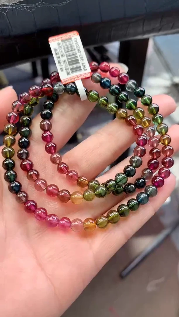 未镶嵌手串碧玺多样性发一条