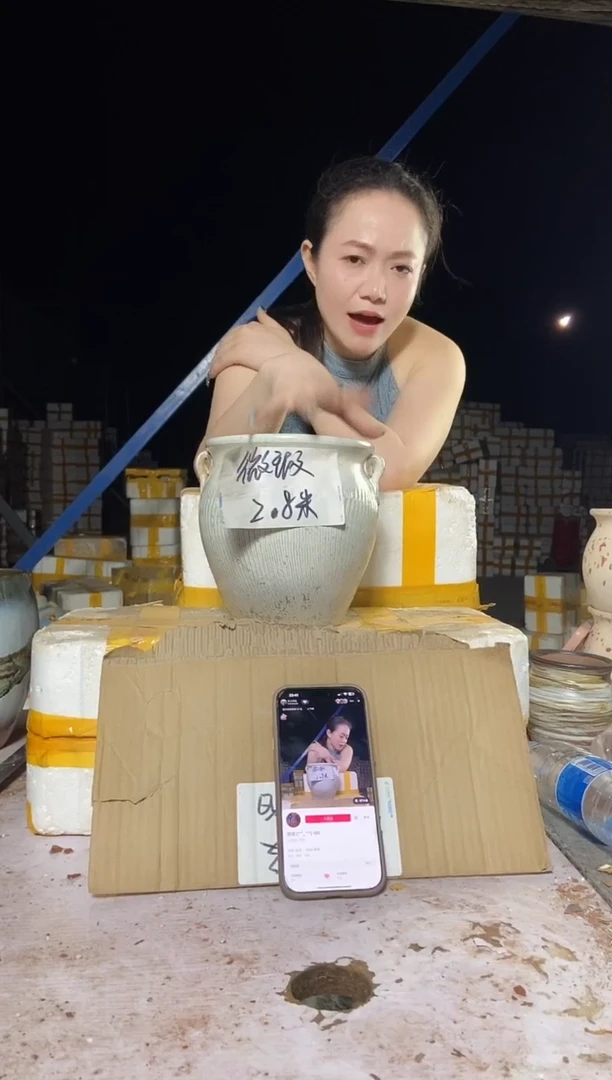 徐****)宜兴紫砂粗陶花盆15/26
