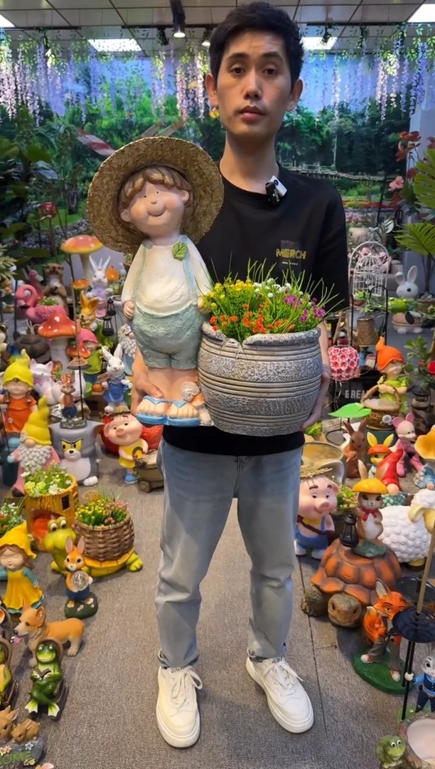 无花朵花园庭院摆件&00&