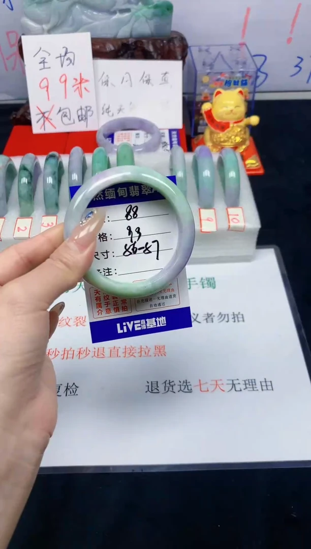 未镶嵌手镯翡翠88