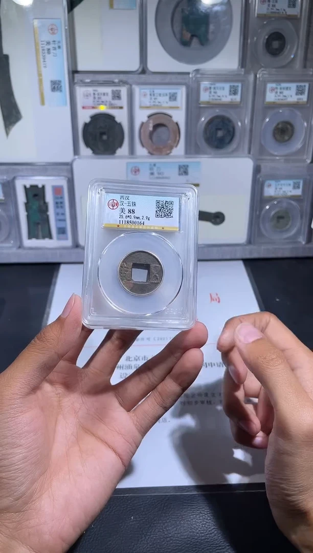 铜琪珍   西汉五铢一枚