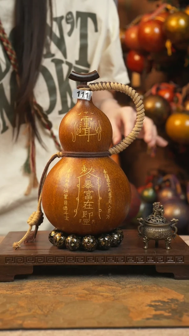 111大漆一物一拍记葫堂出品【不带手串】