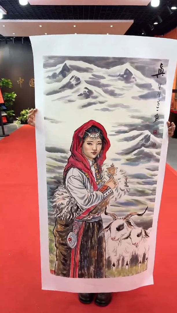 【闪购商品】国画道一老师亲笔绘画作品B61