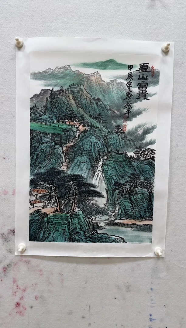 国画z天津人美-李叔平国画2.7平尺