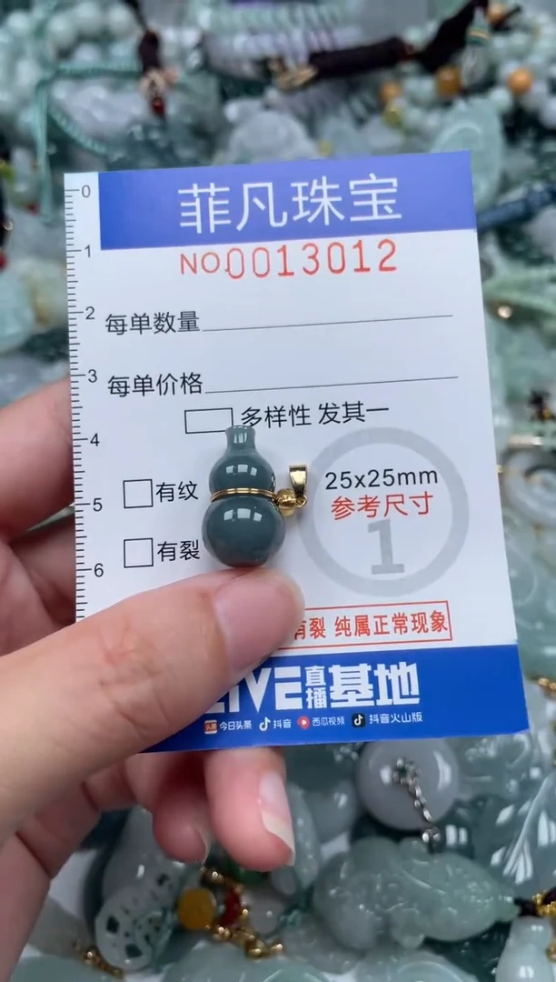 颈饰未镶嵌翡翠13012