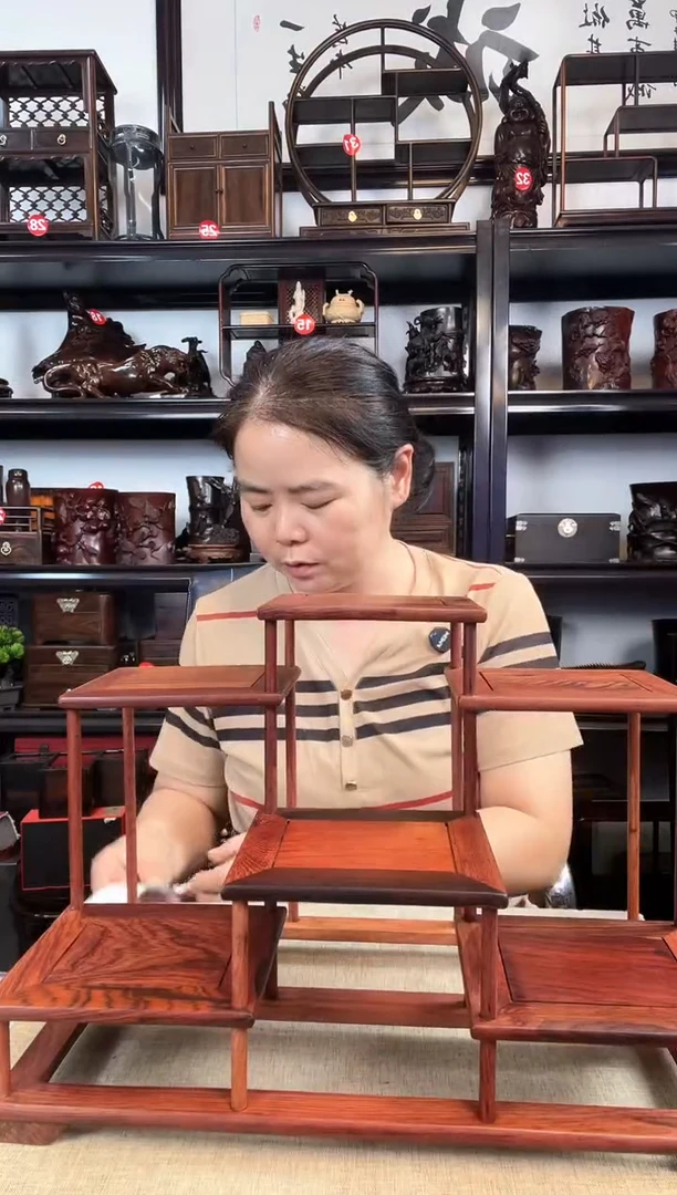 木老李红木工艺品148瑕疵