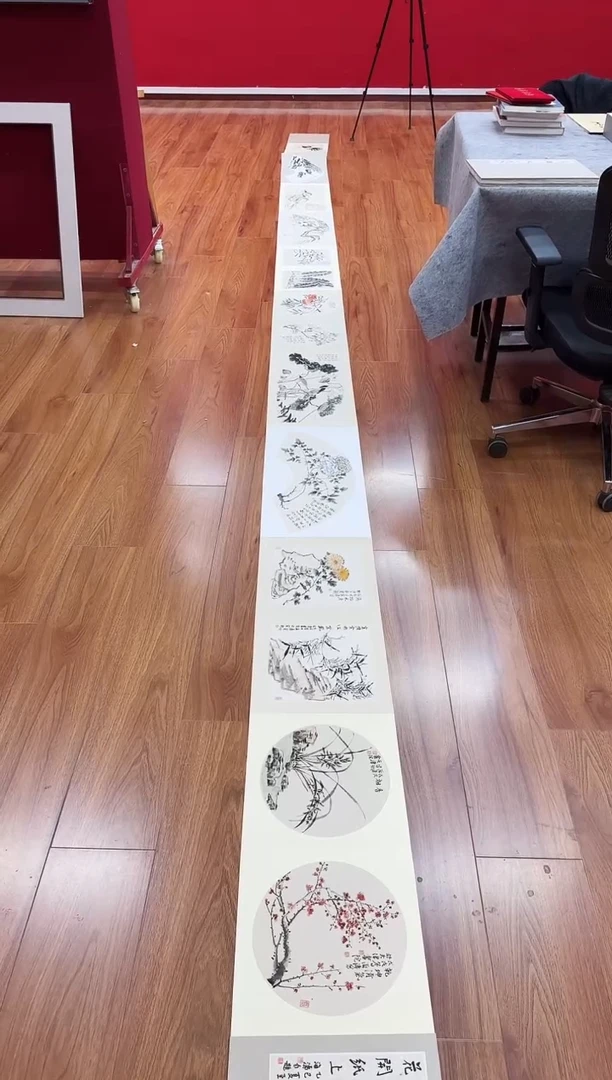 国画y天津人美-杨海涛花鸟小册页