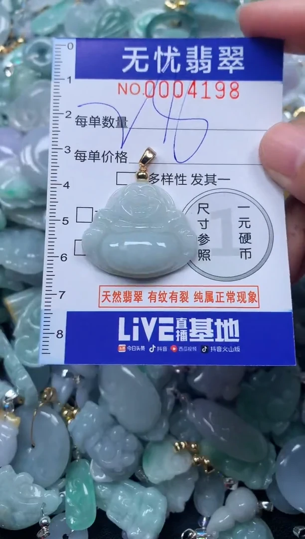 颈饰未镶嵌翡翠4198