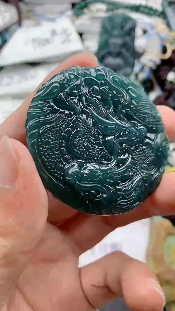 翡翠未镶嵌颈饰888