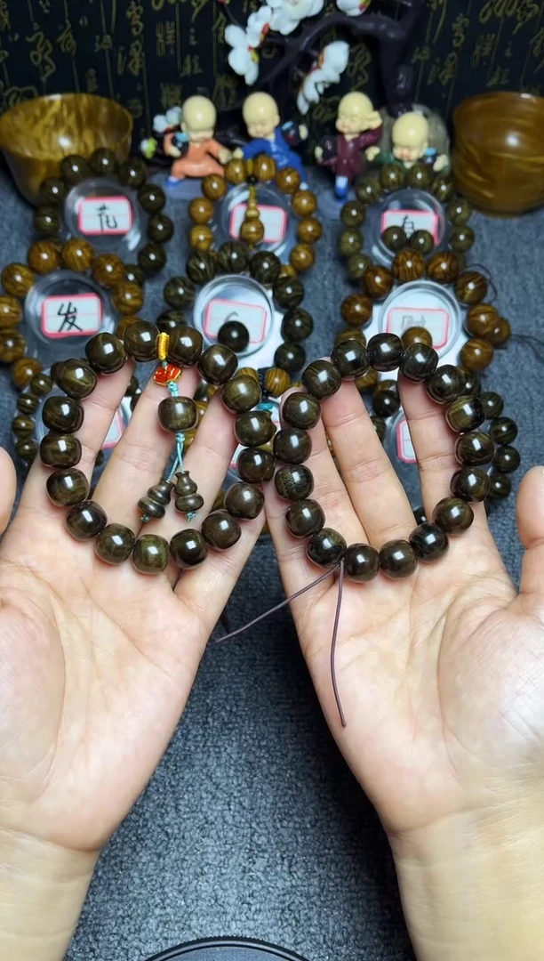 阴沉木手串/手链11/12桶珠微瑕39.9