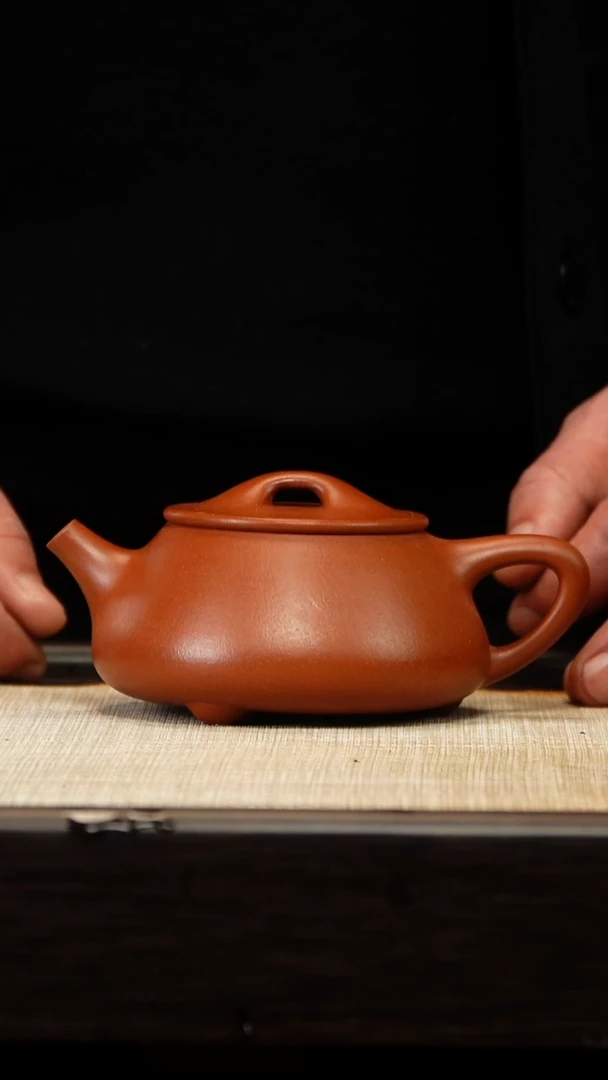 茶壶紫砂朱泥全手景舟