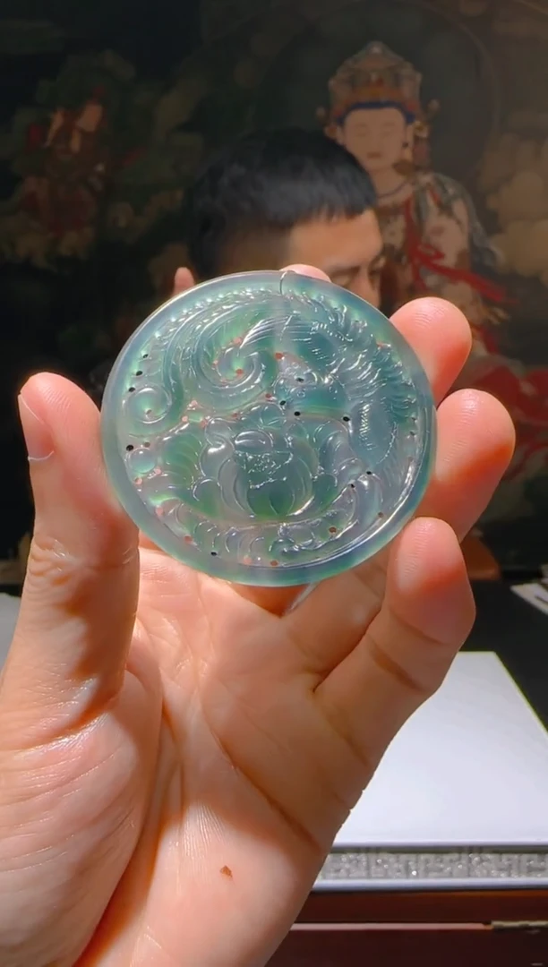 【闪购商品】定制翡翠未镶嵌L-@@QJSX303038