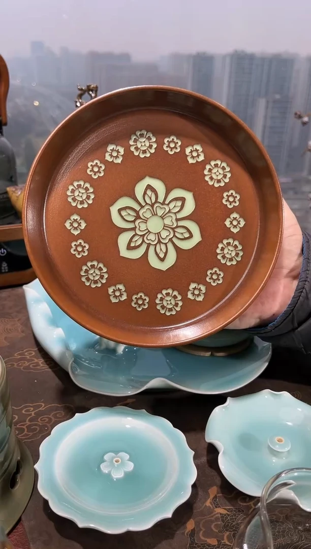 【闪购商品】开播·仅此·微微瑕·壶承宝相花