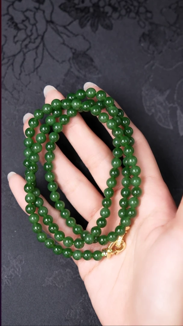 项链未镶嵌和田玉（碧玉）工厂抛货 不退不换 多样性发其1//////***