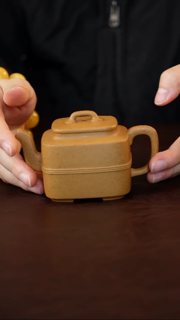 茶壶紫砂四方玉带全手工