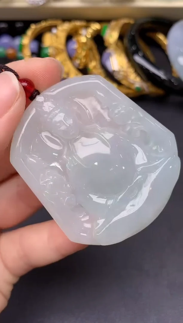 颈饰未镶嵌翡翠113-雪姐翡翠天天见