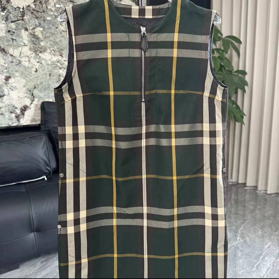 Honey Slurp【清仓】1523绿色格纹长裙