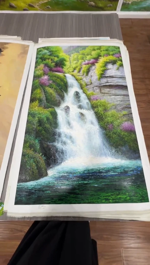 油画【60号】约1.6米丨朝鲜原创纯手绘孤品油画丨顺丰包邮
