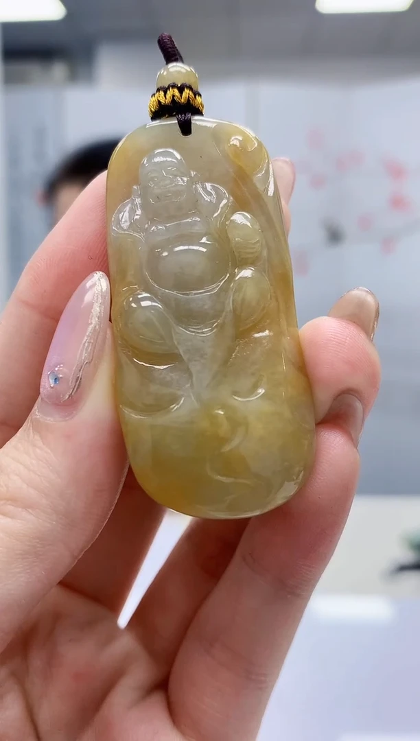 【闪购商品】定制翡翠未镶嵌4902jw-毛货挂件93