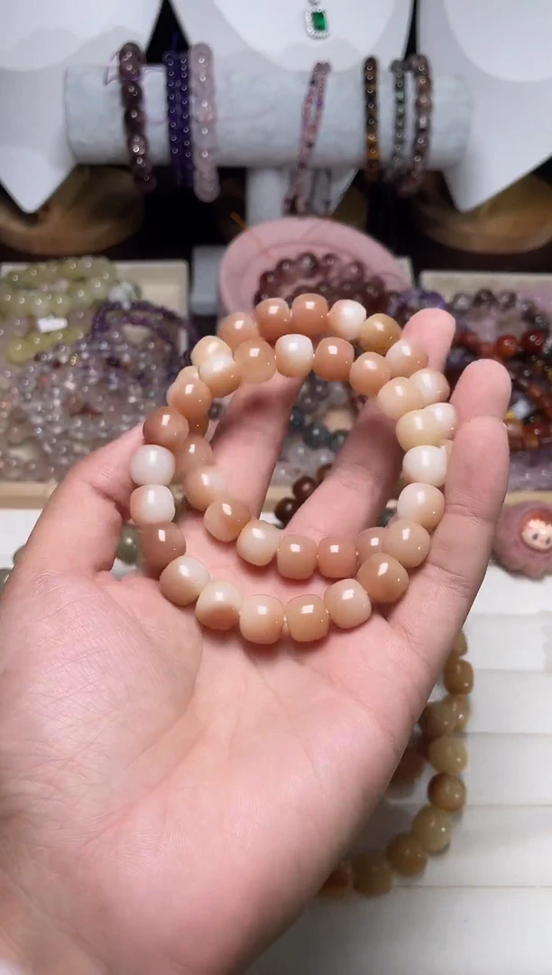 菩提根/象牙果手串樱花粉